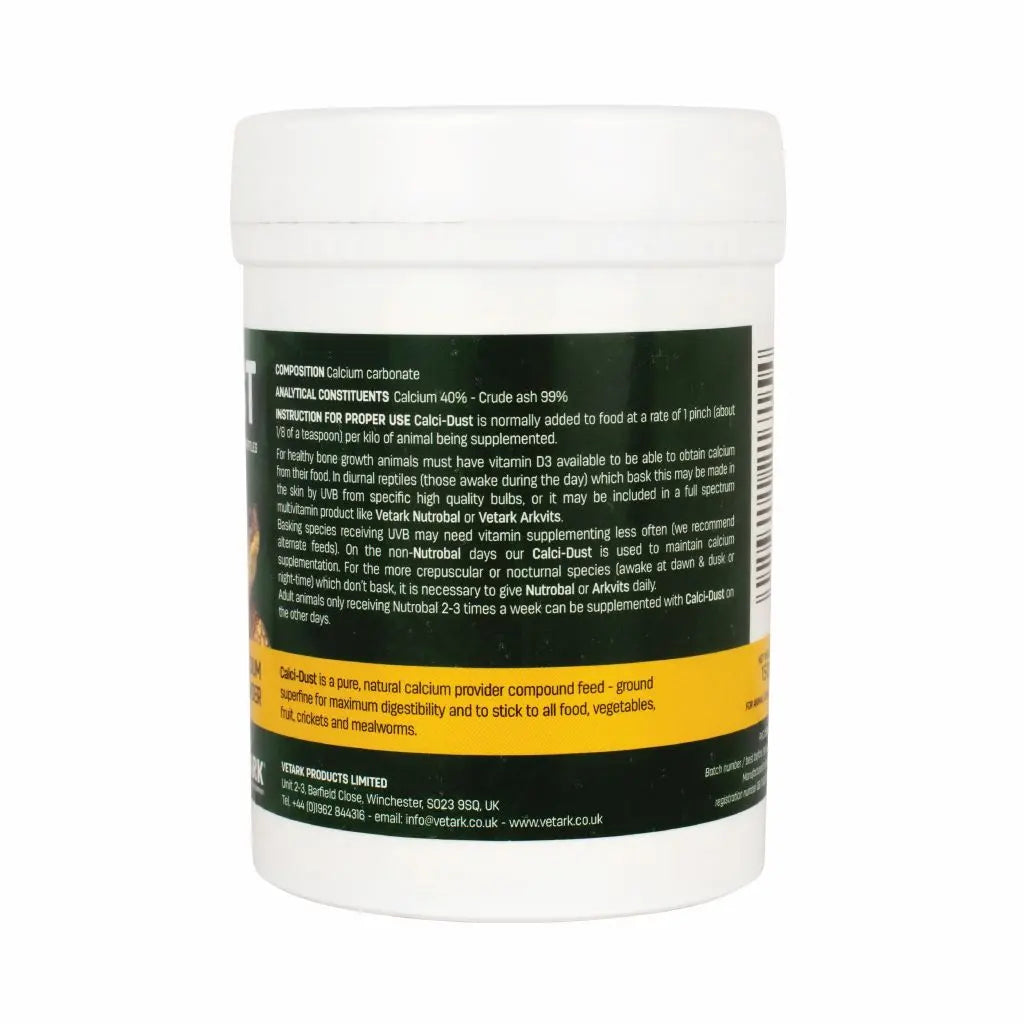 Vetark Calci-Dust, 150g The Reptile Realm