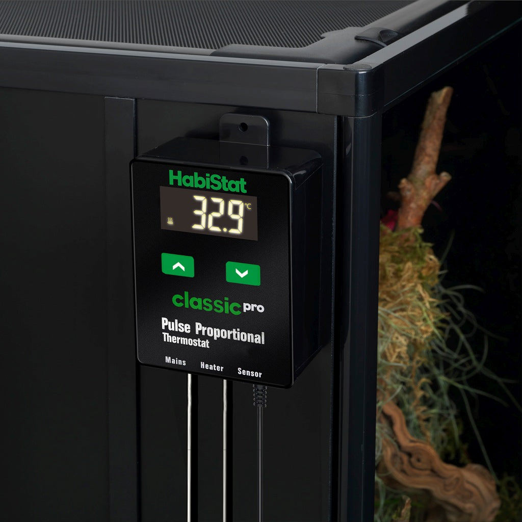 HabiStat Classic Pro Pulse Proportional Thermostat, Black, 450 Watt