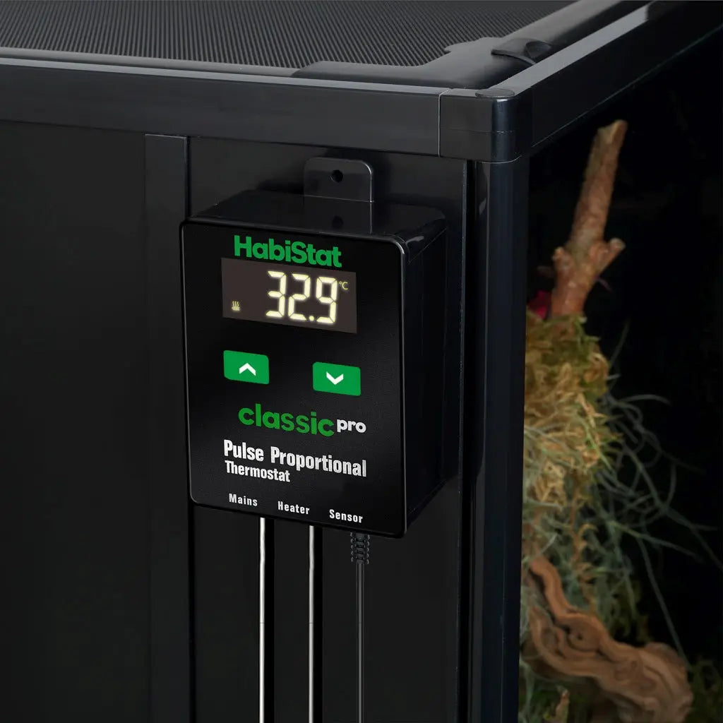 HabiStat Classic Pro Pulse Proportional Thermostat, Black, 450 Watt | The Reptile Realm