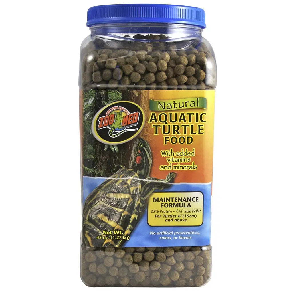Zoo Med Aquatic Turtle Food - Maintenance | The Reptile Realm