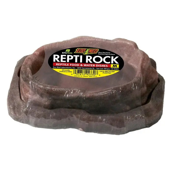 Zoo Med Combo Repti Rock Food & Water Dishes (Medium) | The Reptile Realm