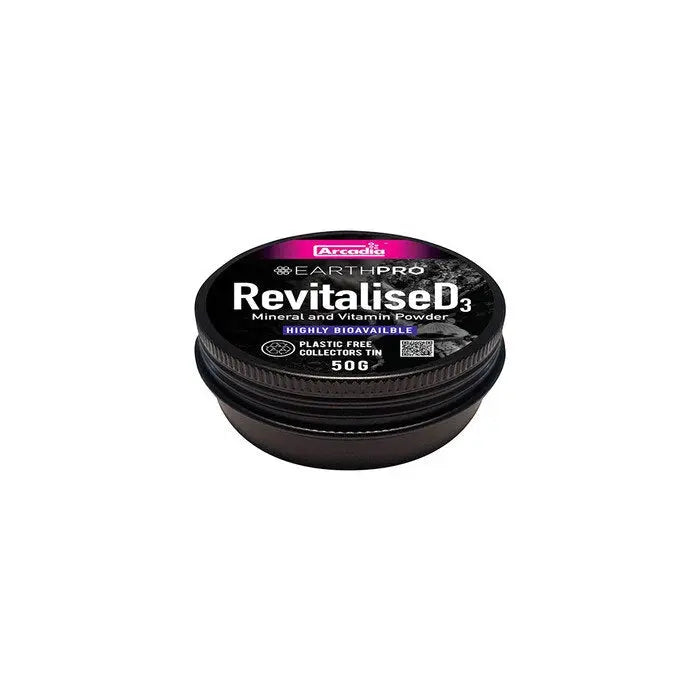 Arcadia EarthPro RevitaliseD3 50G Tin | The Reptile Realm