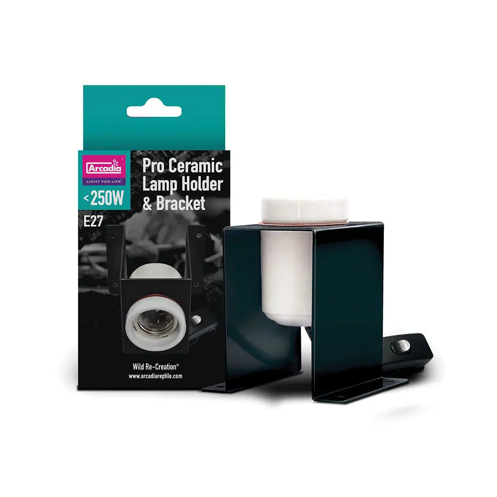 Arcadia Pro Ceramic Lamp Holder & Bracket | The Reptile Realm