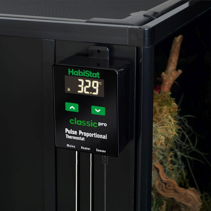 HabiStat Classic Pro Pulse Proportional Thermostat, Black, 450 Watt
