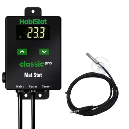 HabiStat Classic Pro Mat Stat, Black, 450 Watt | The Reptile Realm