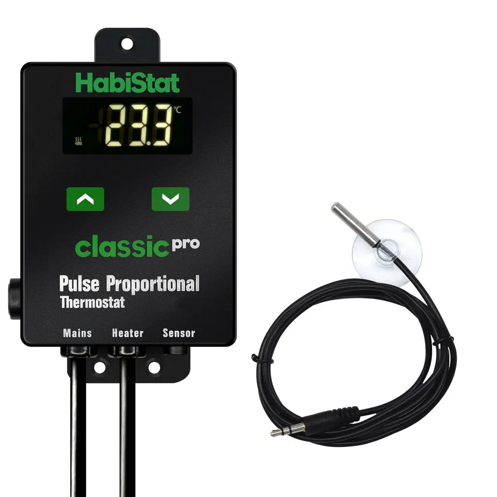 HabiStat Classic Pro Pulse Proportional Thermostat, Black, 450 Watt | The Reptile Realm