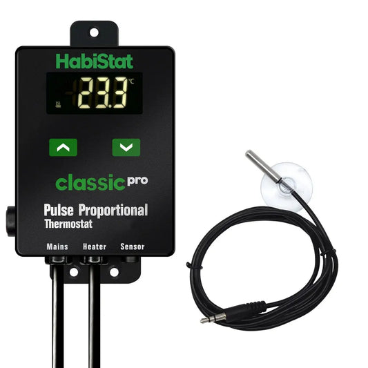 HabiStat Classic Pro Pulse Proportional Thermostat, Black, 450 Watt | The Reptile Realm