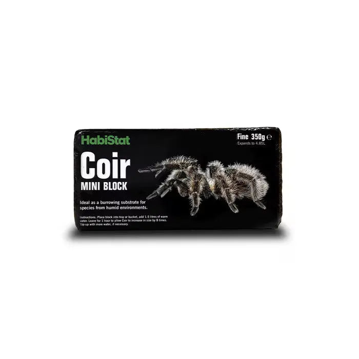 HabiStat Coir Mini Block, Fine, 350g | The Reptile Realm