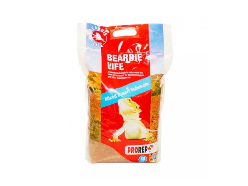 Bag of ProRep Beardie Life pet food on a white background